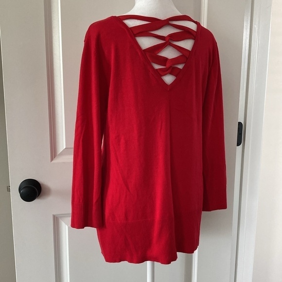 Cable & Gauge XL red sweater lightweight - Picture 7 of 9